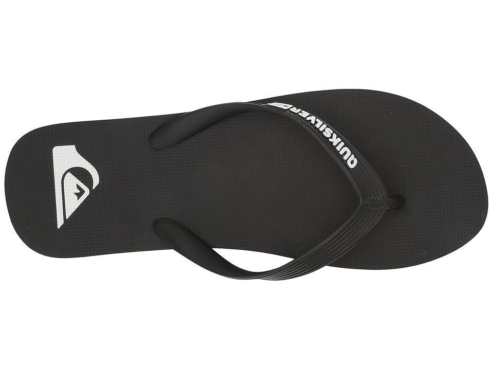 Quiksilver Molokai Black/White) Men's Sandals Product Image