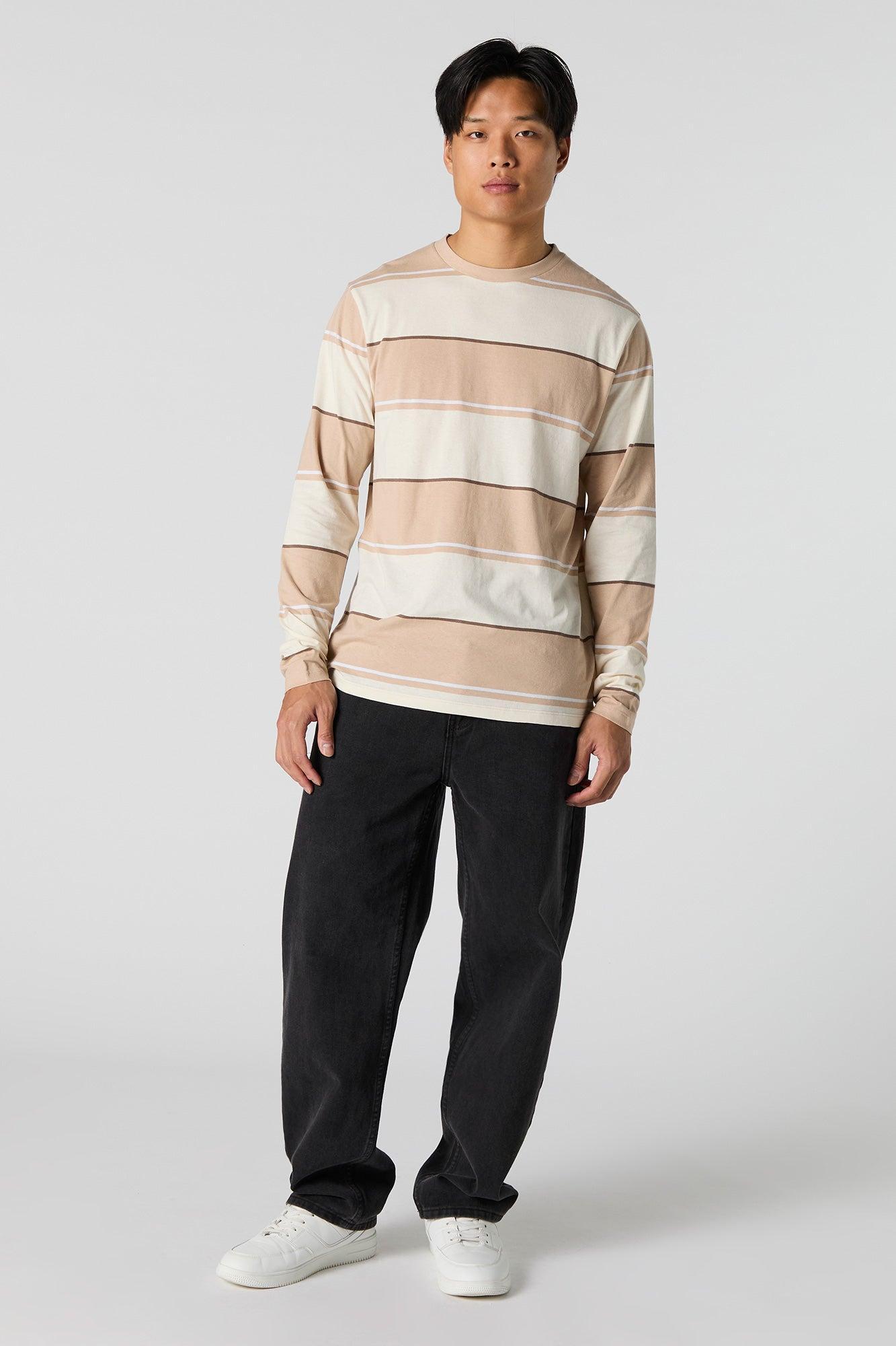 Striped Long Sleeve Top Male Product Image