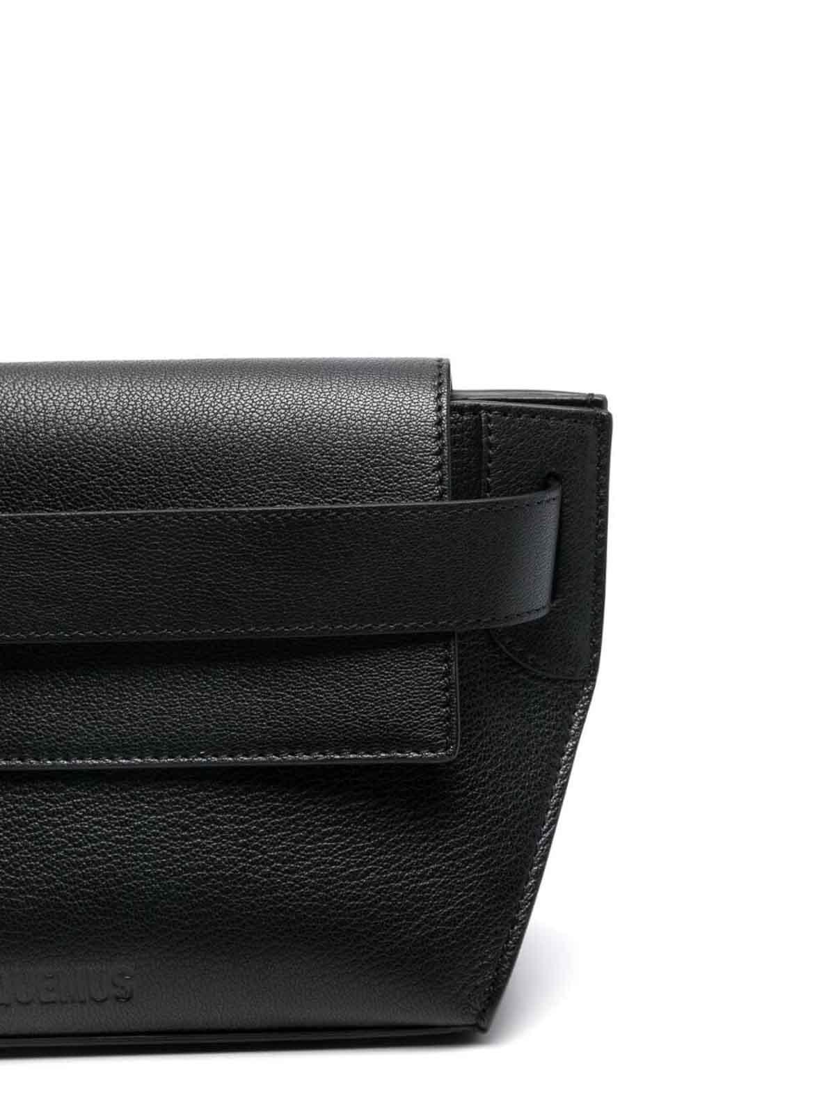 JACQUEMUS Le Messenger Capri In Black Product Image