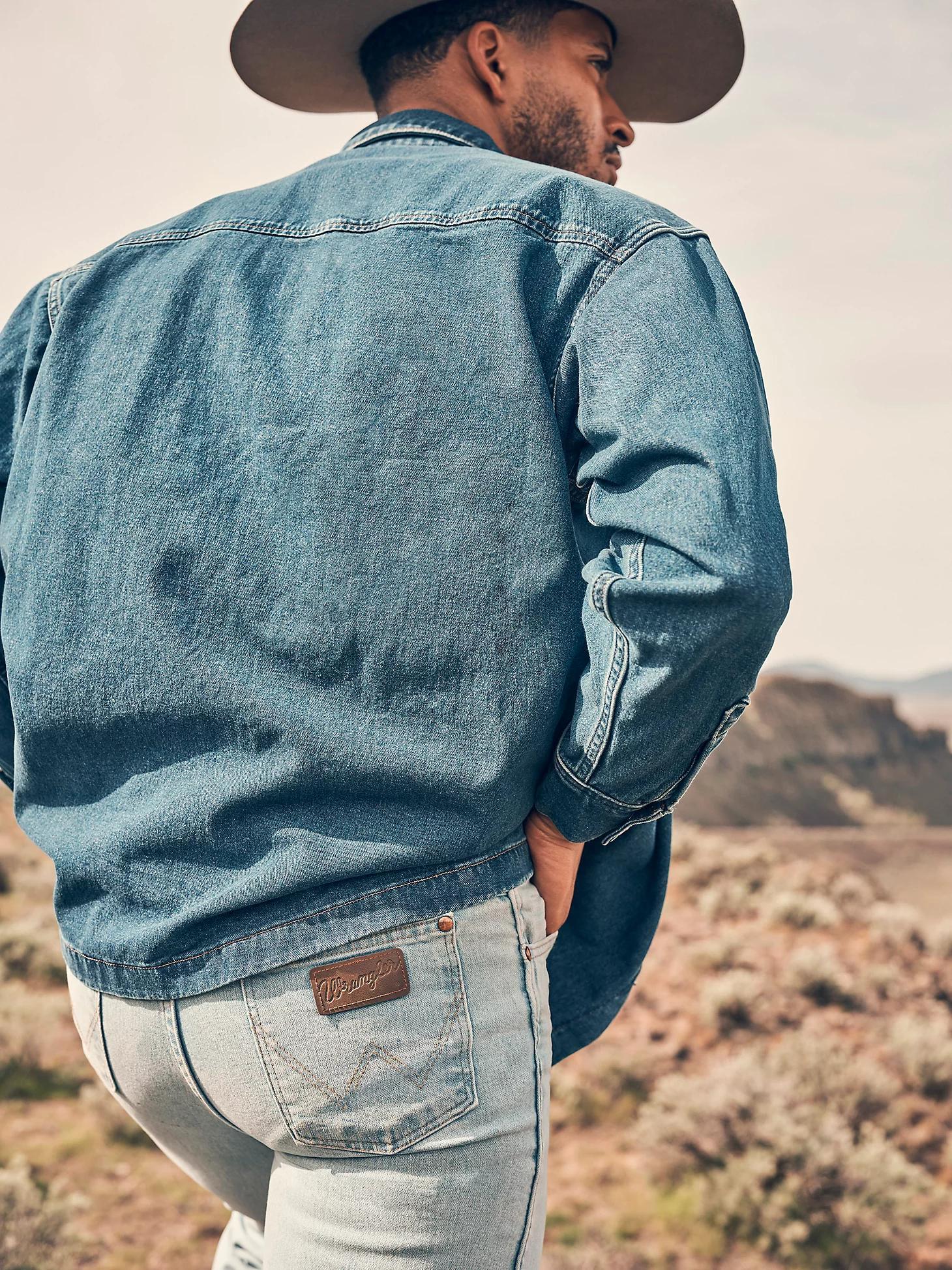 Men's Oversized Denim Shirt | Men's SHIRTS | Wrangler® Product Image