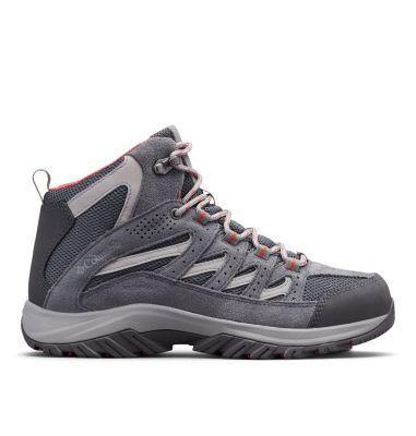 Columbia Crestwood Mid Waterproof (Graphite/Bright Plum) Women's Boots Product Image