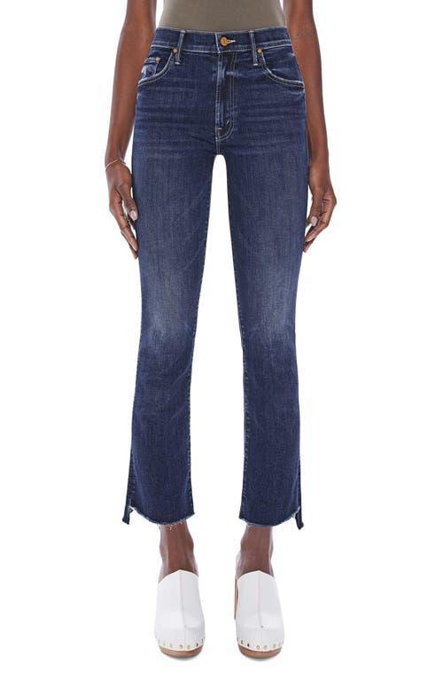 Mother The Insider High Rise Crop Step Fray Bootcut Jeans in Teaming Up Product Image