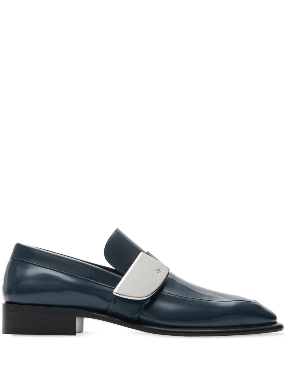 Shield leather loafers Product Image