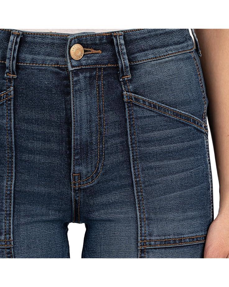 Women's KUT from the Kloth Jodi High-Rise Wide Leg Front Patch Pockets In Energy Product Image