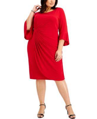 Connected Plus Size Side-Tab Dress Product Image