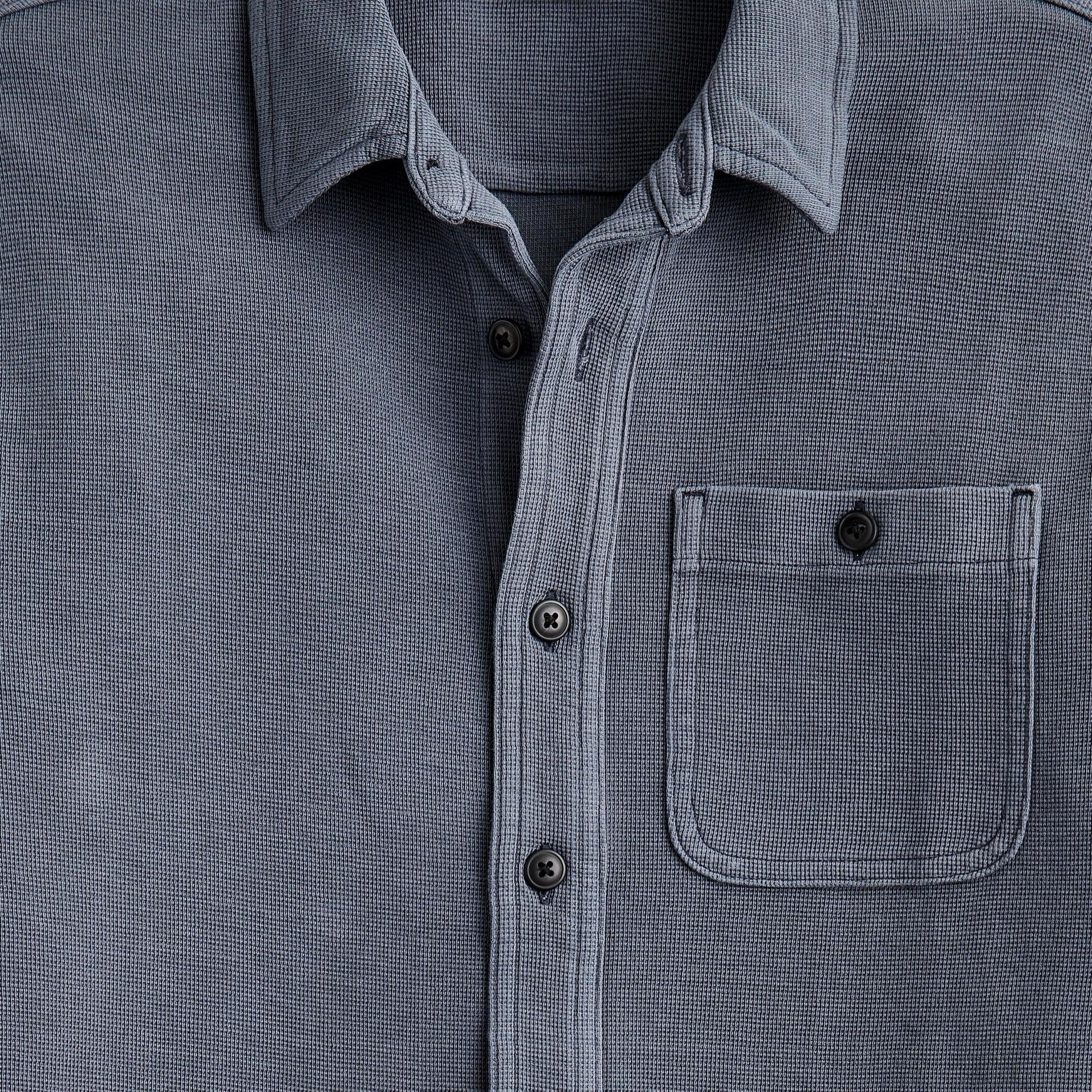 Cotton waffle shirt Product Image