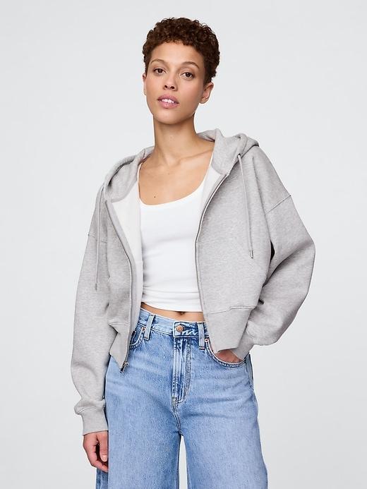 VintageSoft Full-Zip Wedge Hoodie Product Image