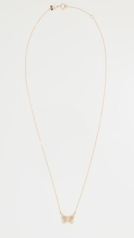 Adina Reyter 14k Enchanted Diamond Butterfly Necklace | Shopbop Product Image