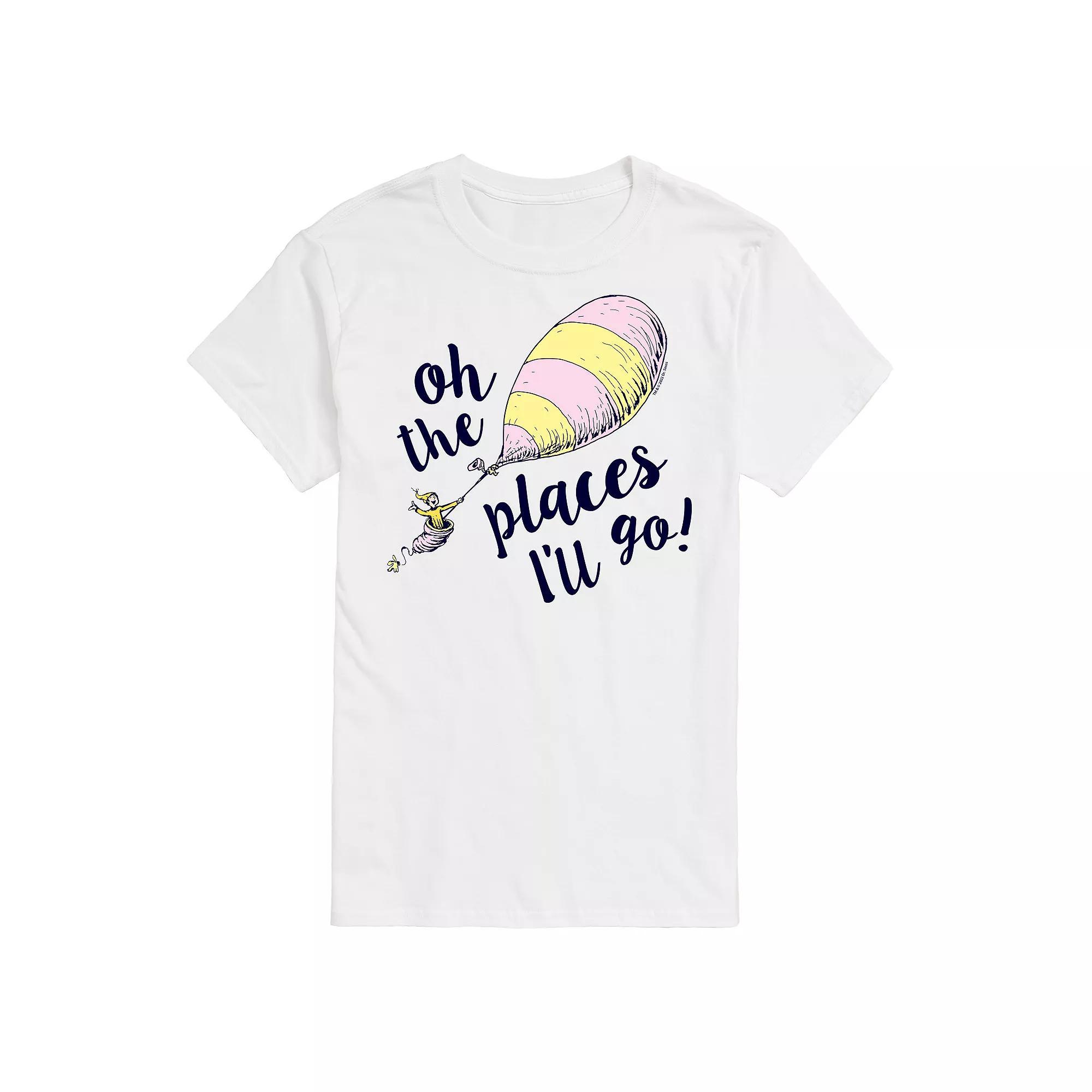 Big & Tall Dr. Seuss Places Ill Go Tee, Mens Product Image