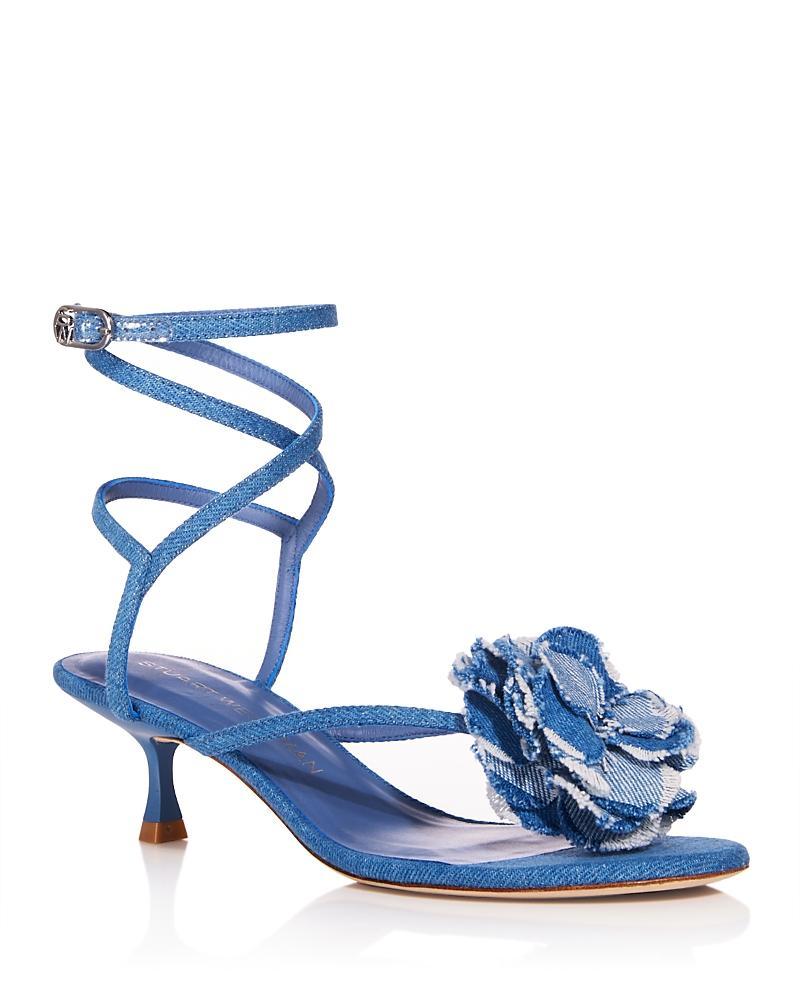Stuart Weitzman Womens Belize 50 Ankle Wrap Embellished Sandals Product Image