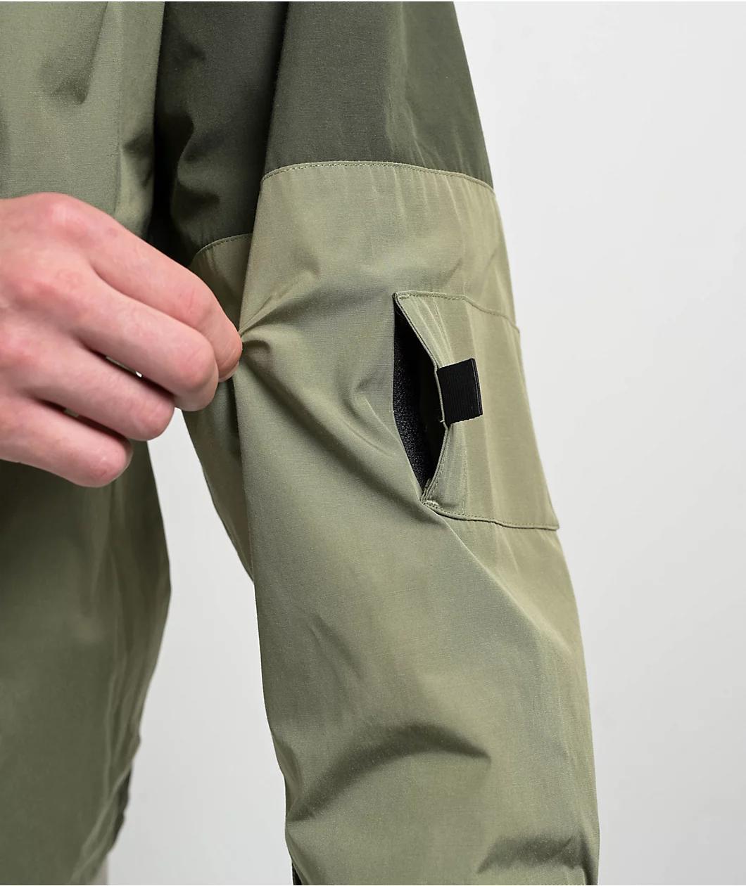 Autumn Field Sage & Military Snowboard Jacket 2025 Product Image