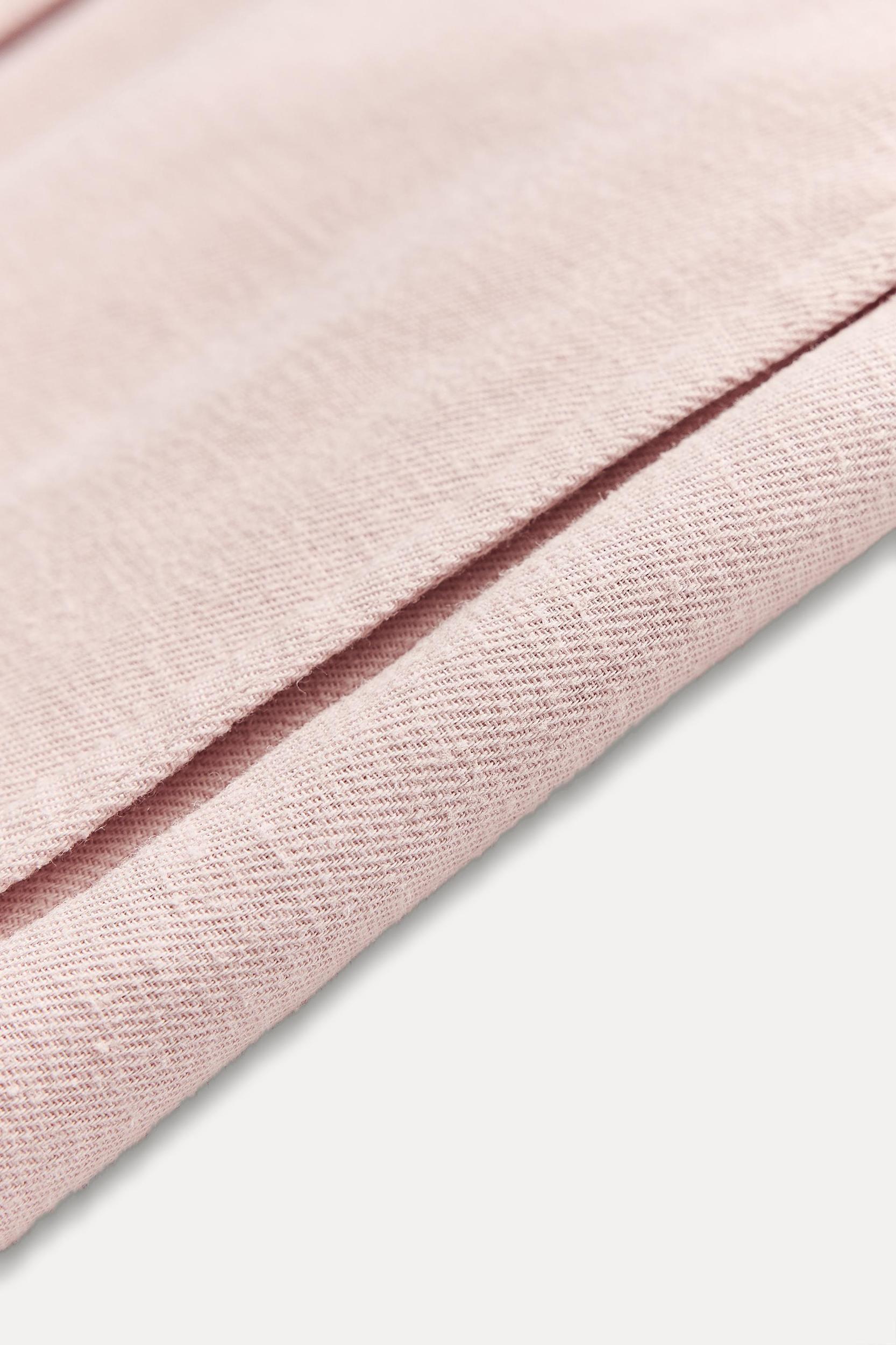 LINEN BLEND PAJAMA PANTS ZW COLLECTION Product Image