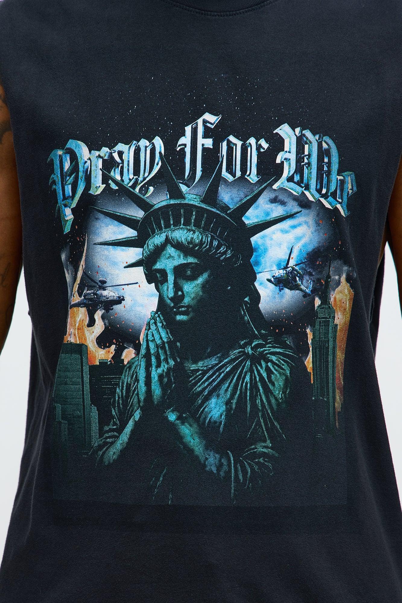 Pray For Me NYC Muscle Tee - Black Product Image