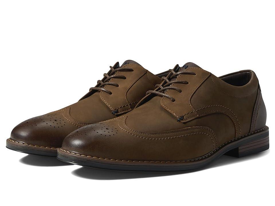 Nunn Bush® Centro Flex Men's Wingtip Toe Oxford Dress Shoes, Size: 9.5, Brown Product Image