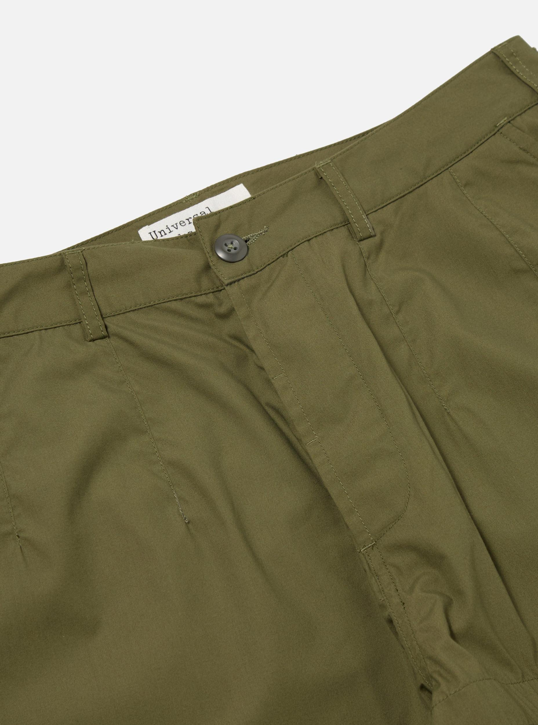 Olive Recycled Polytech Loose Pilot Trouser Product Image
