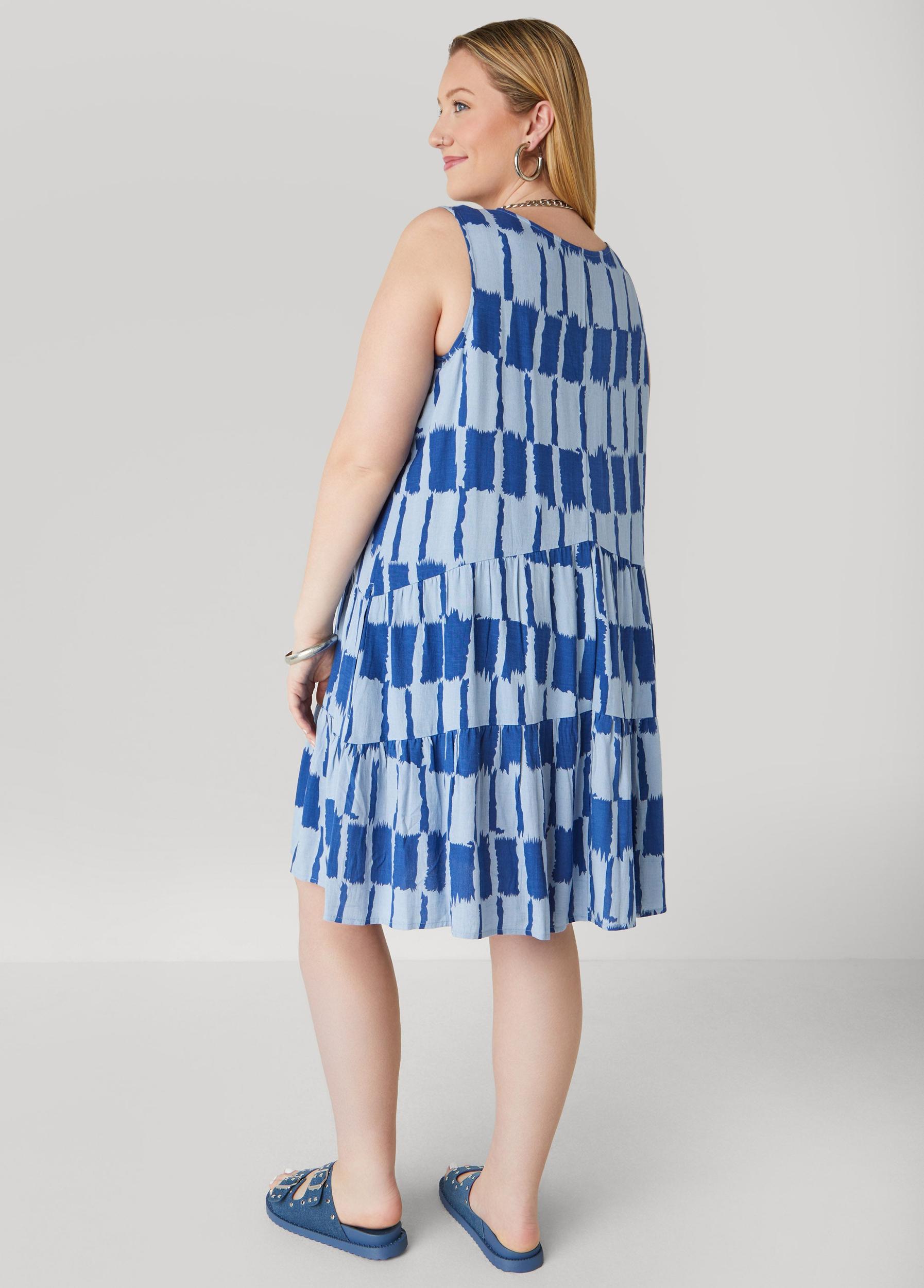 Tie Dyed Swing Dress Product Image
