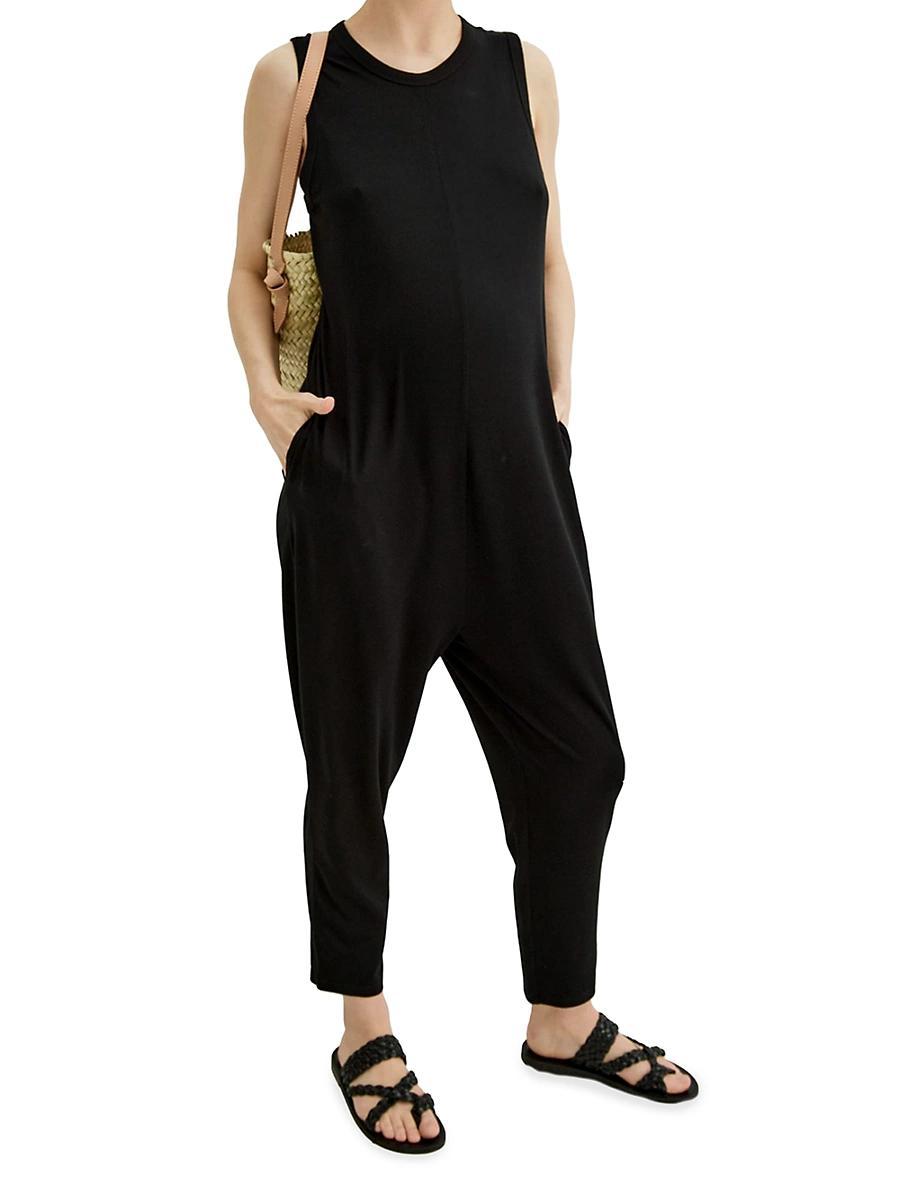 Hatch Collection Walkabout Short Sleeve Maternity Nursing Friendly Jumper Product Image