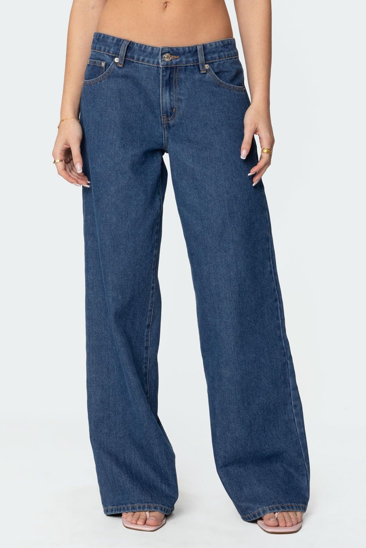 Lacey Pocket Low Rise Jeans Product Image