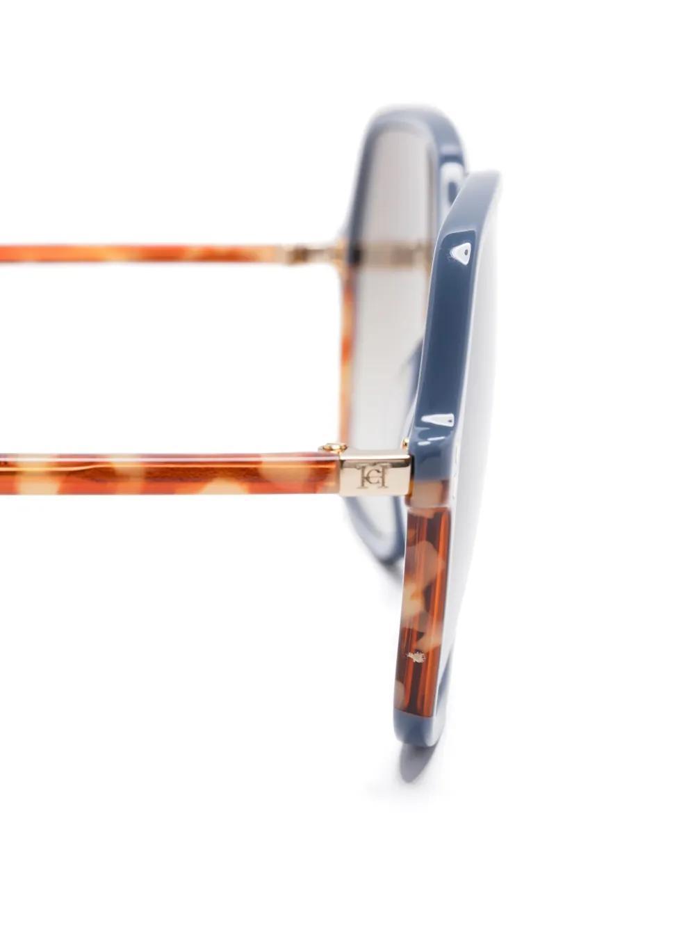 CAROLINA HERRERA Square-frame Sunglasses In Blau Product Image