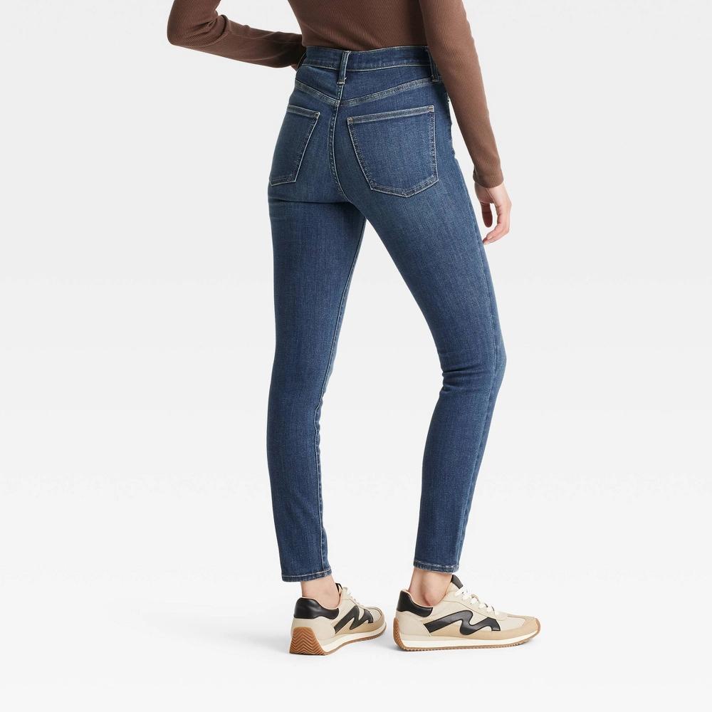 Women's High-Rise Skinny Jeans - Universal Thread™ Dark Wash 00 Product Image