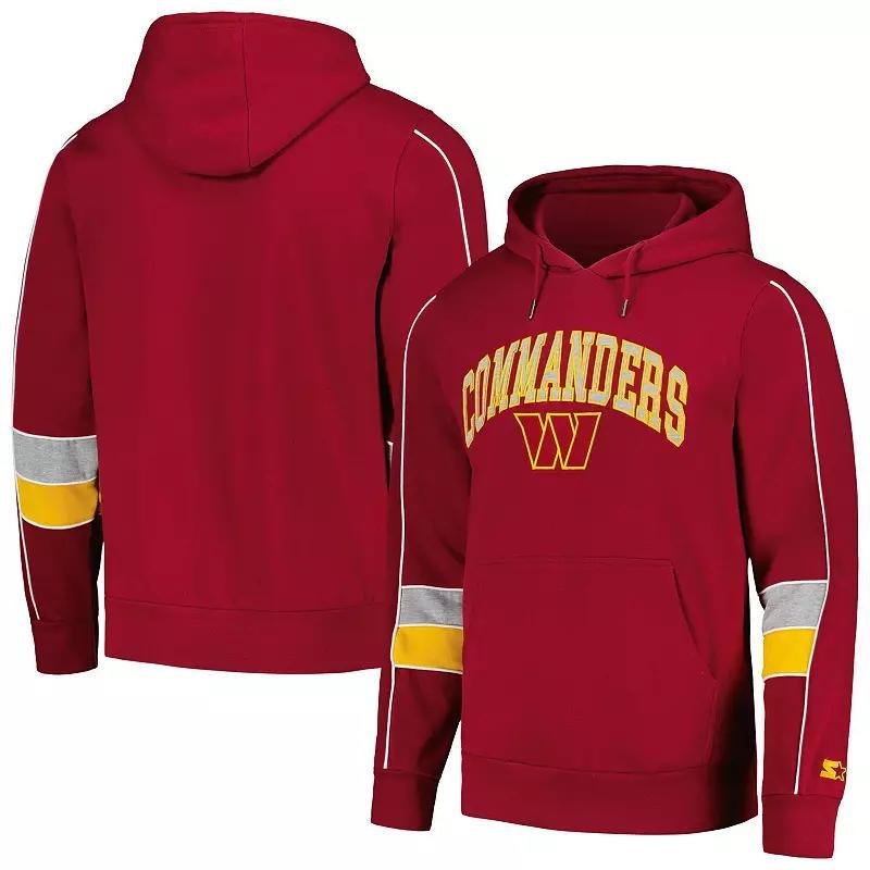 Men's Starter Royal Buffalo Bills Captain Pullover Hoodie, Size: 2XL, Blue Product Image