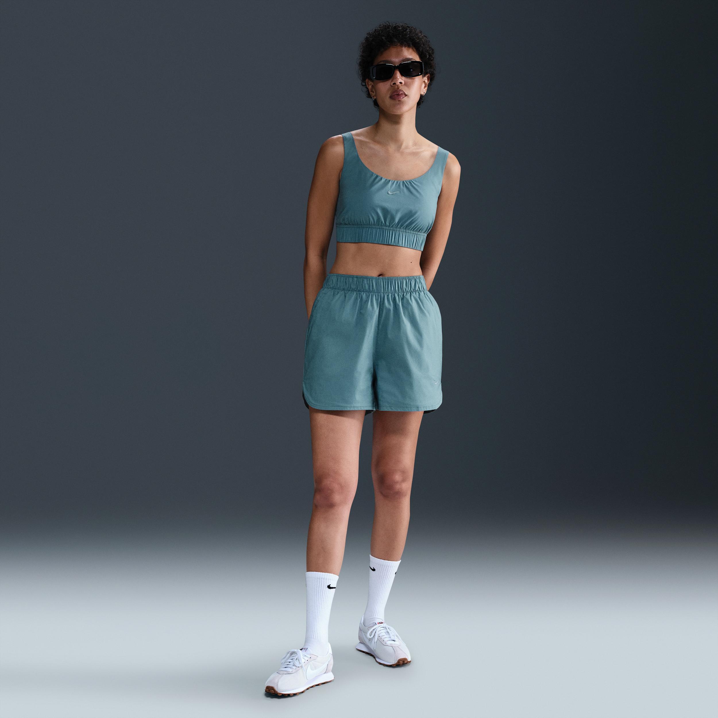 Women's Nike Sportswear Chill Poplin Slim Cropped Tank Top Product Image