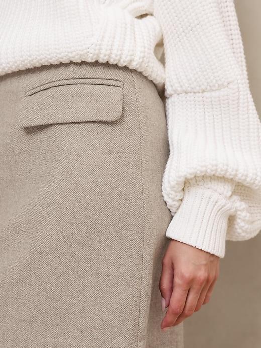 Metallic Tweed Mini Skirt Product Image