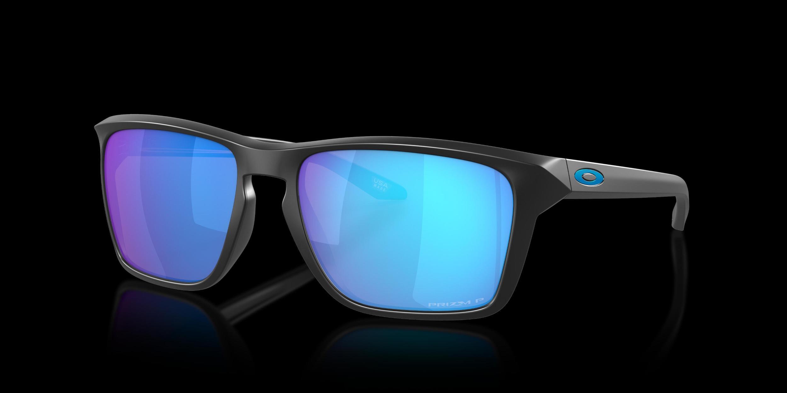 Oakley Mens OO9417 Holbrook XL 59mm Polarized Square Sunglasses - Matte Black/Prizm Sapphire Irdium Product Image