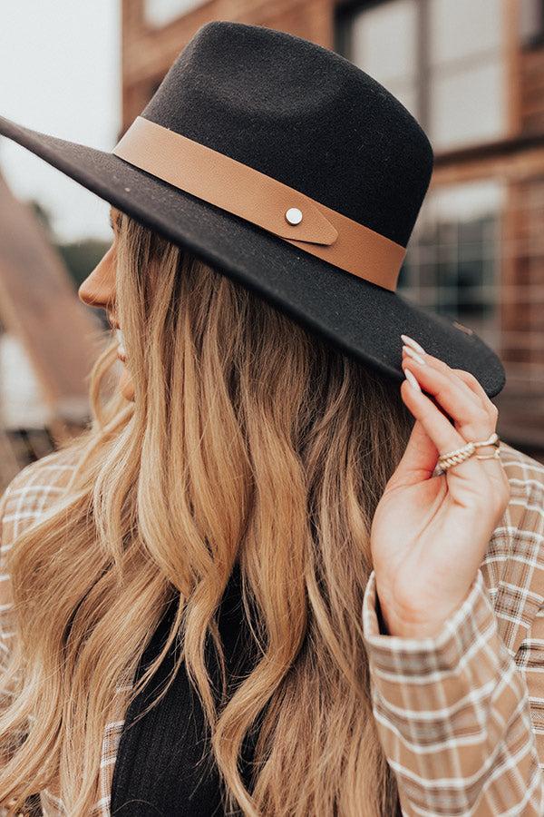 Sweetheart In The City Fedora In Black Product Image