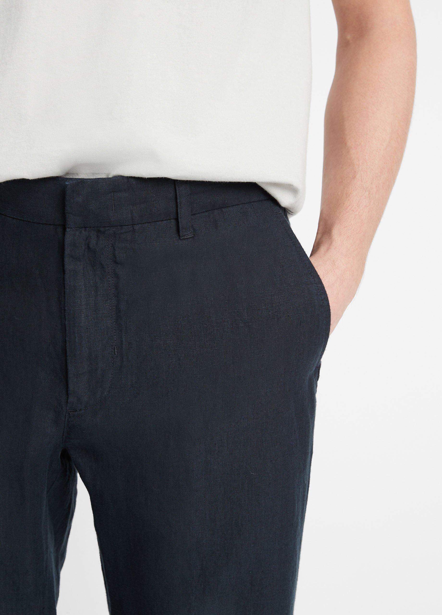 Mens Relaxed Hemp Griffith Pant, Pumice Rock, Size 36 Vince Product Image