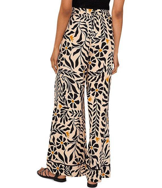 1. STATE Printed Drawstring Wide Leg Pants Product Image