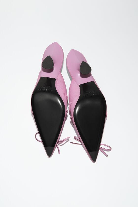 Lace-up heel mules Product Image