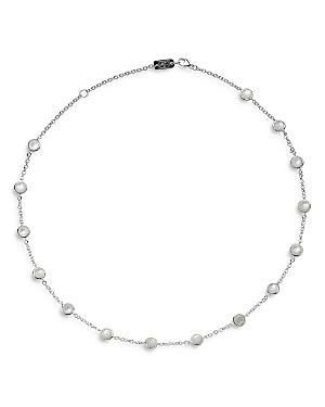 Stone Station Necklace in Sterling Silver Product Image