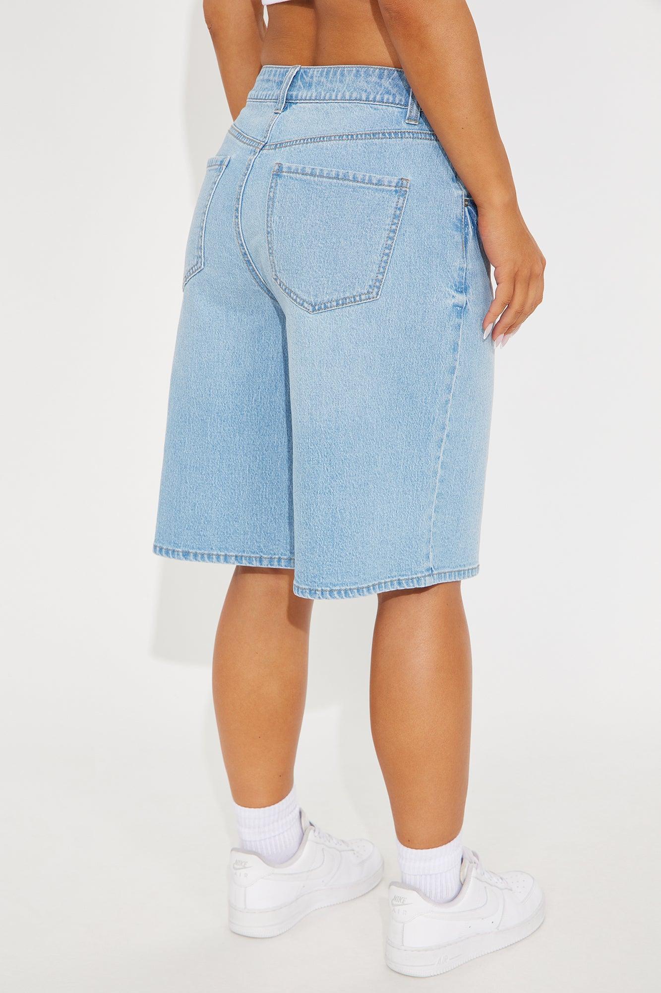 Caddie Basic Denim Jorts Product Image