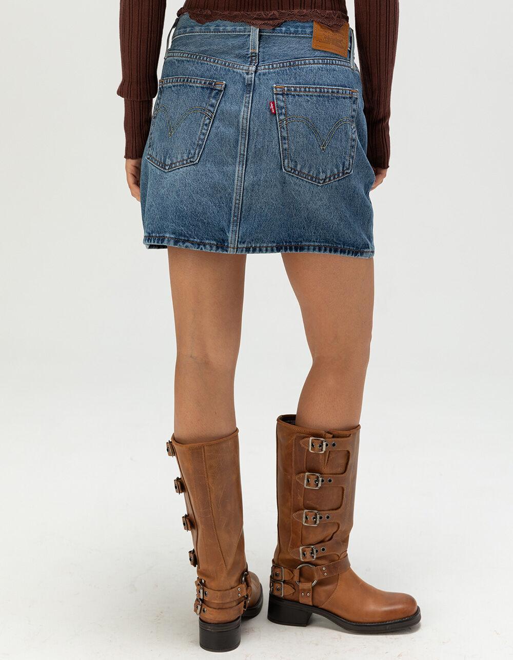 LEVI'S Premium Western Icon Women's Skirt - Ironic Iconic - RINSE Product Image