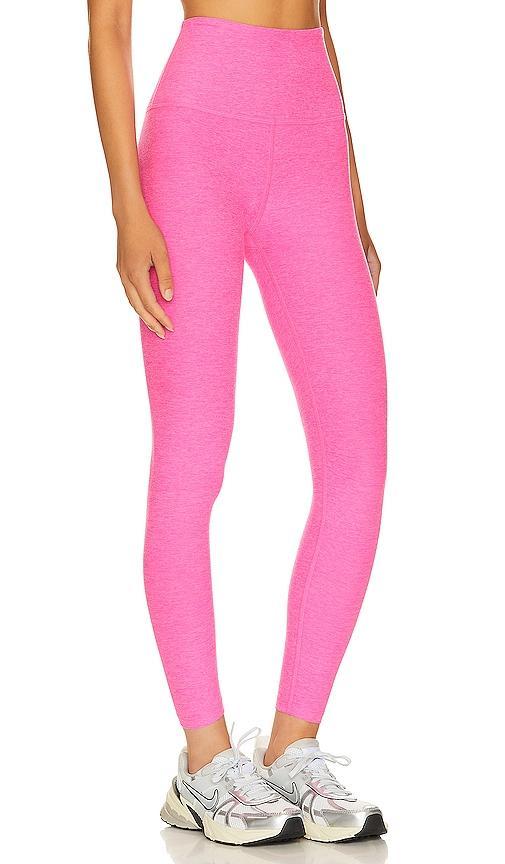 Beyond Yoga Spacedye Caught In The Midi High-Waisted Legging (Warm Clay Heather) Women's Casual Pants Product Image
