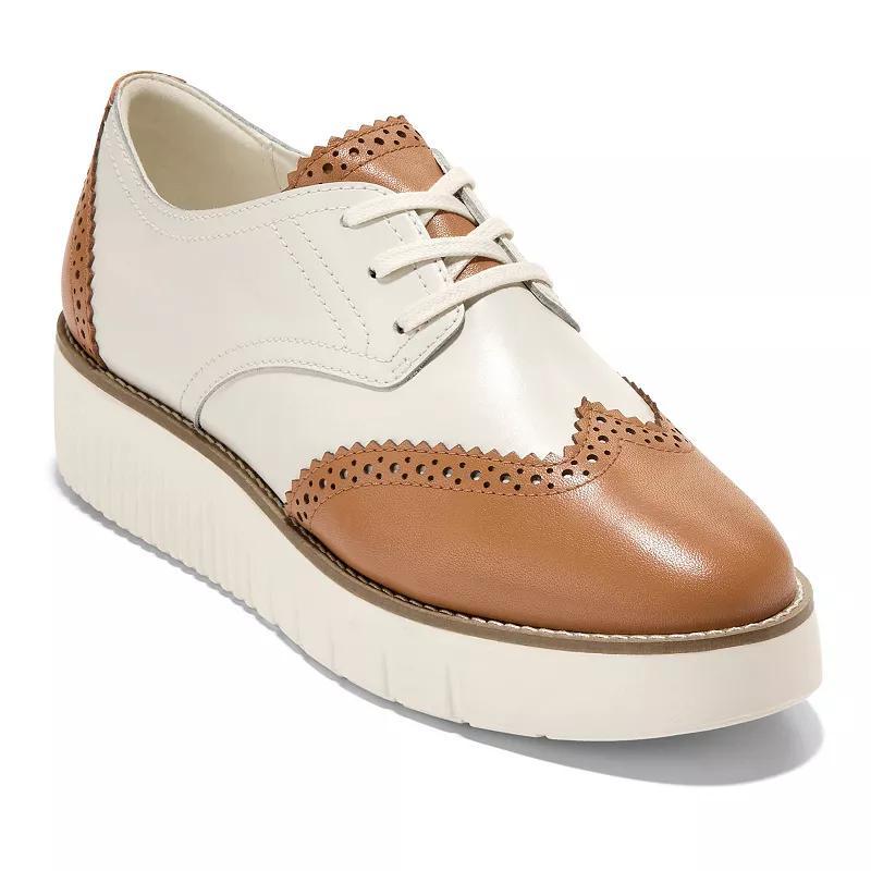 Cole Haan Grand City Women's Oxford Shoes, Size: 6.5, Ch Dark Crml Ivory Product Image