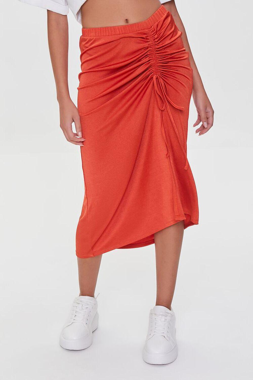 Ruched Drawstring Skirt | Forever 21 Product Image
