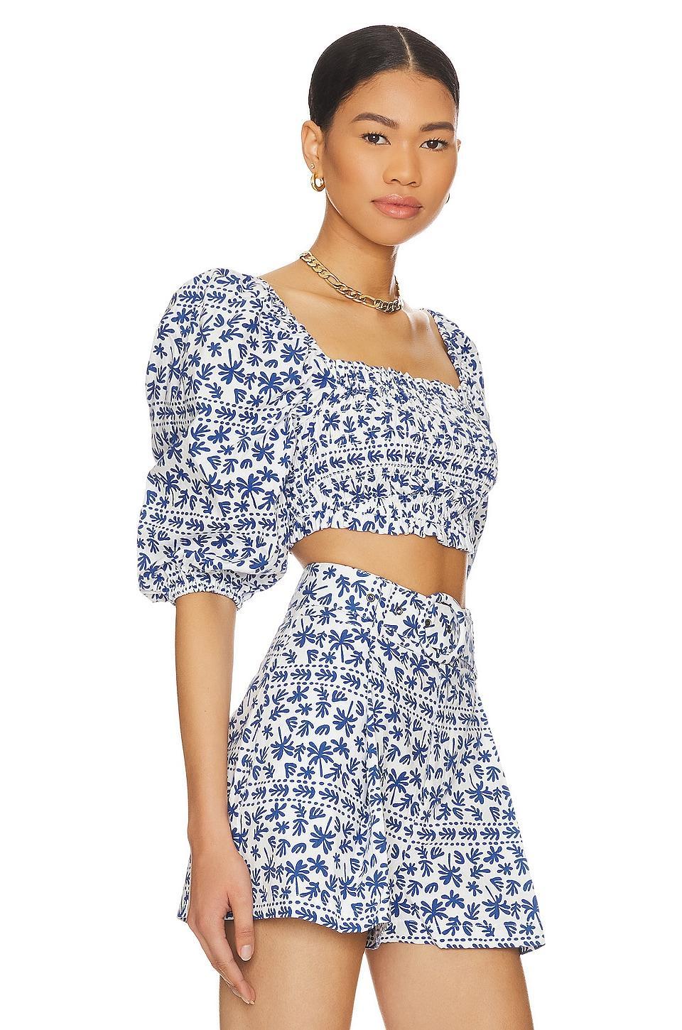 Ithica Shirred Crop Top MINKPINK Product Image