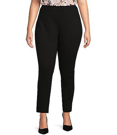 Calvin Klein Women's Plus Size Essential Power Stretch Ponte Legging Women's Jumpsuit & Rompers One Piece Product Image