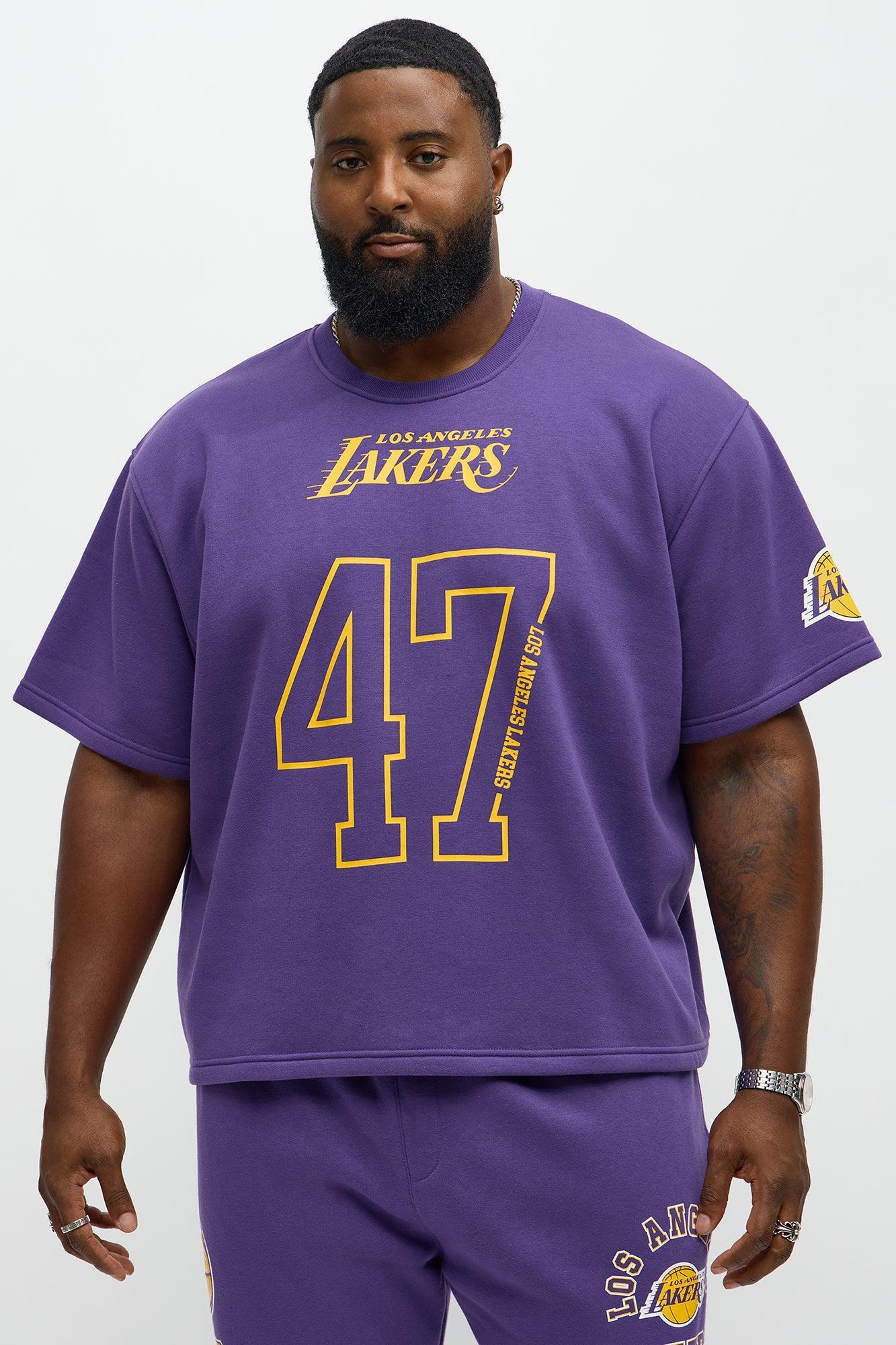 Lakers Oversized Tee - Purple Product Image