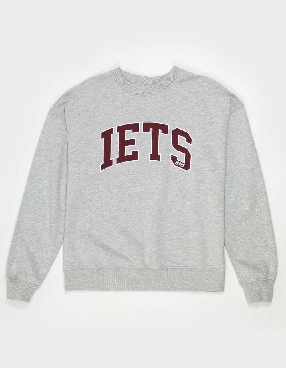 IETS FRANS Collegiate Mens Crewneck Sweatshirt - HEATHER GRAY Product Image