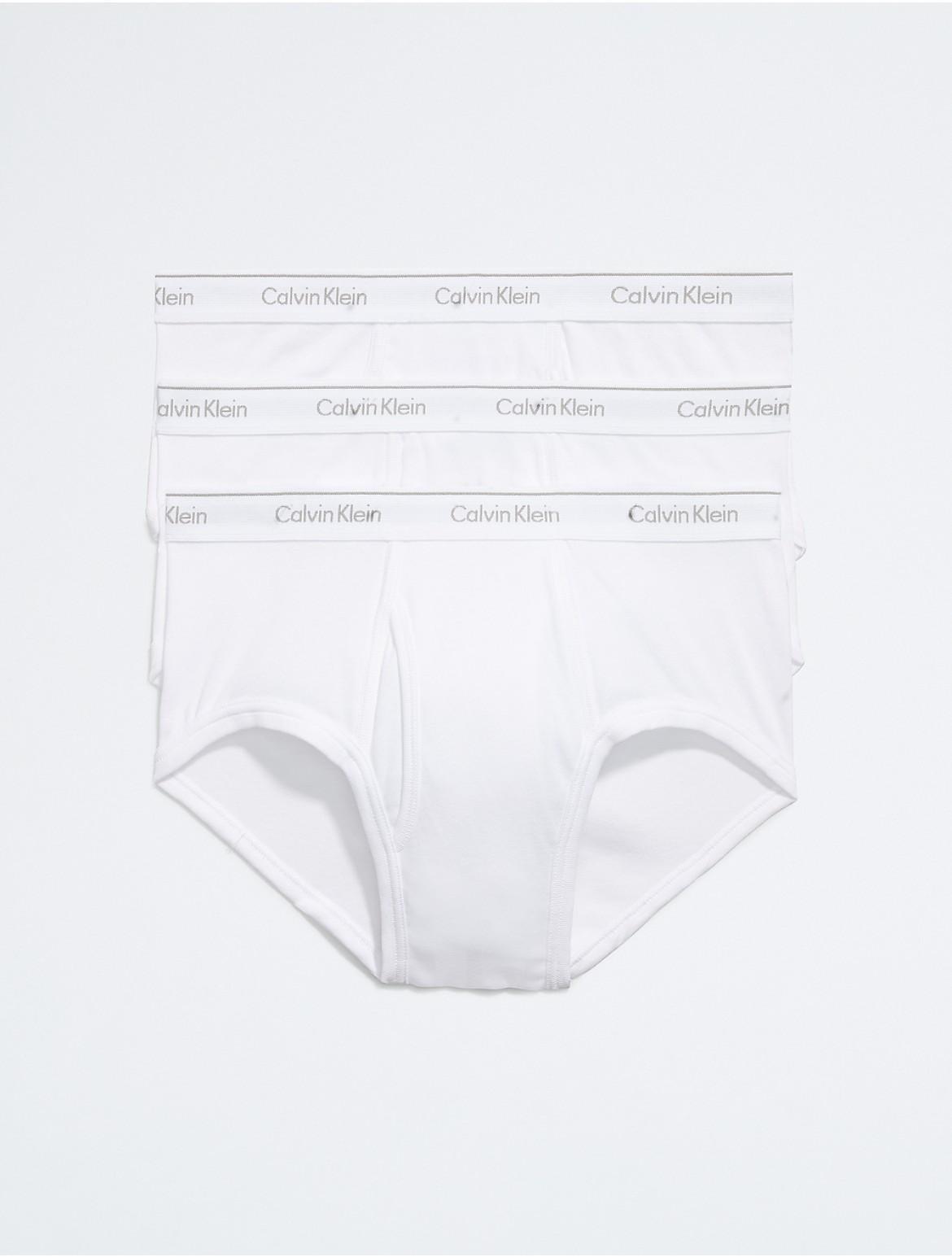Men's Calvin Klein 3-Pack Cotton Classic Briefs, Size: Small, White Product Image
