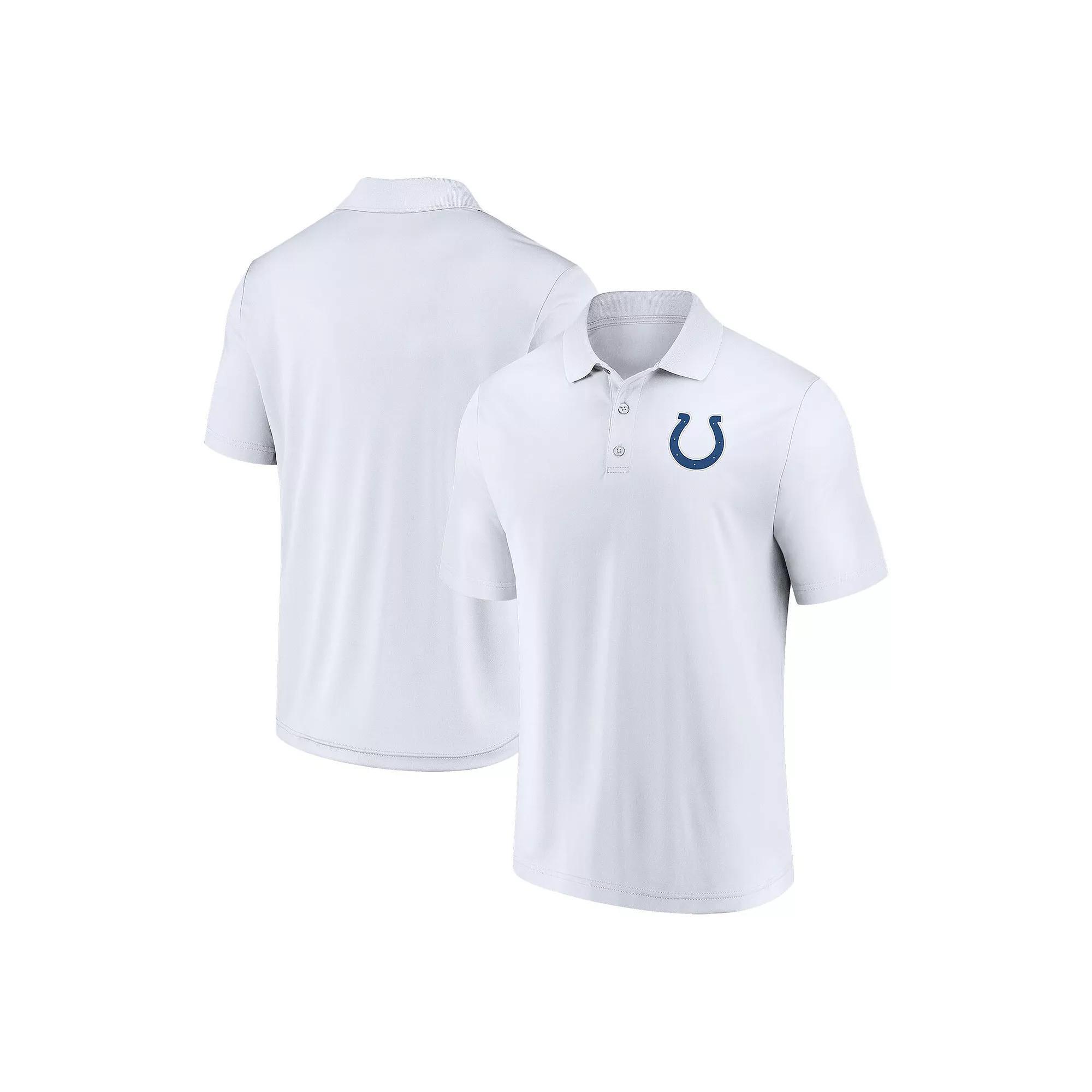 Men's Fanatics Branded White Indianapolis Colts Component Polo, Size: XL Product Image