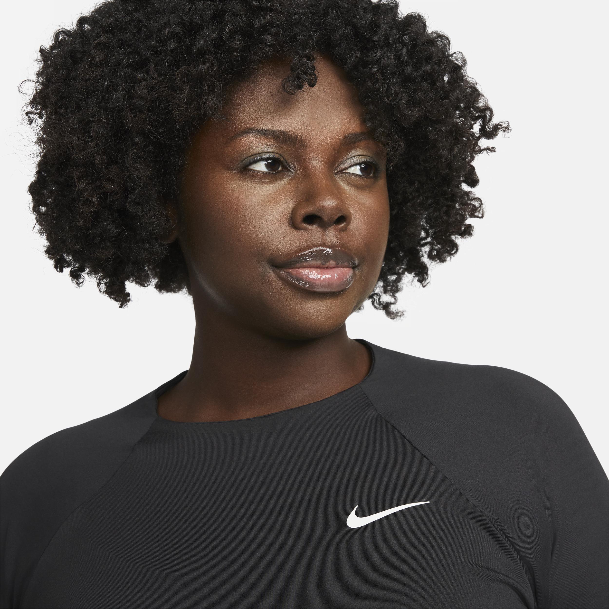 Nike Women's Essential Long-Sleeve Hydroguard Swim Shirt Product Image