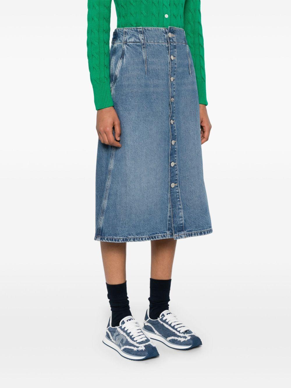 denim midi skirt   Product Image