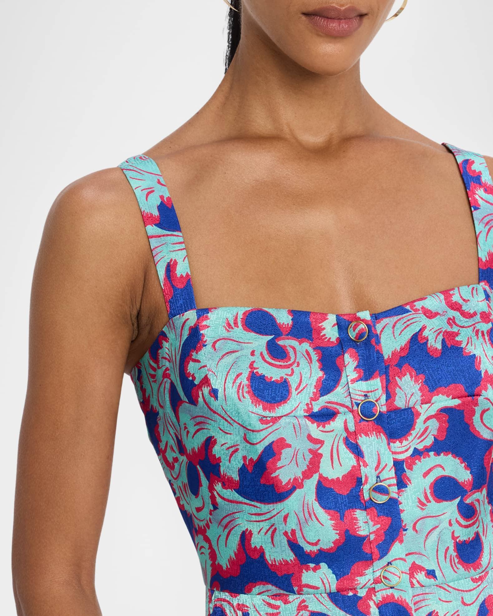 Karen Rainbow Gradient Dress Product Image