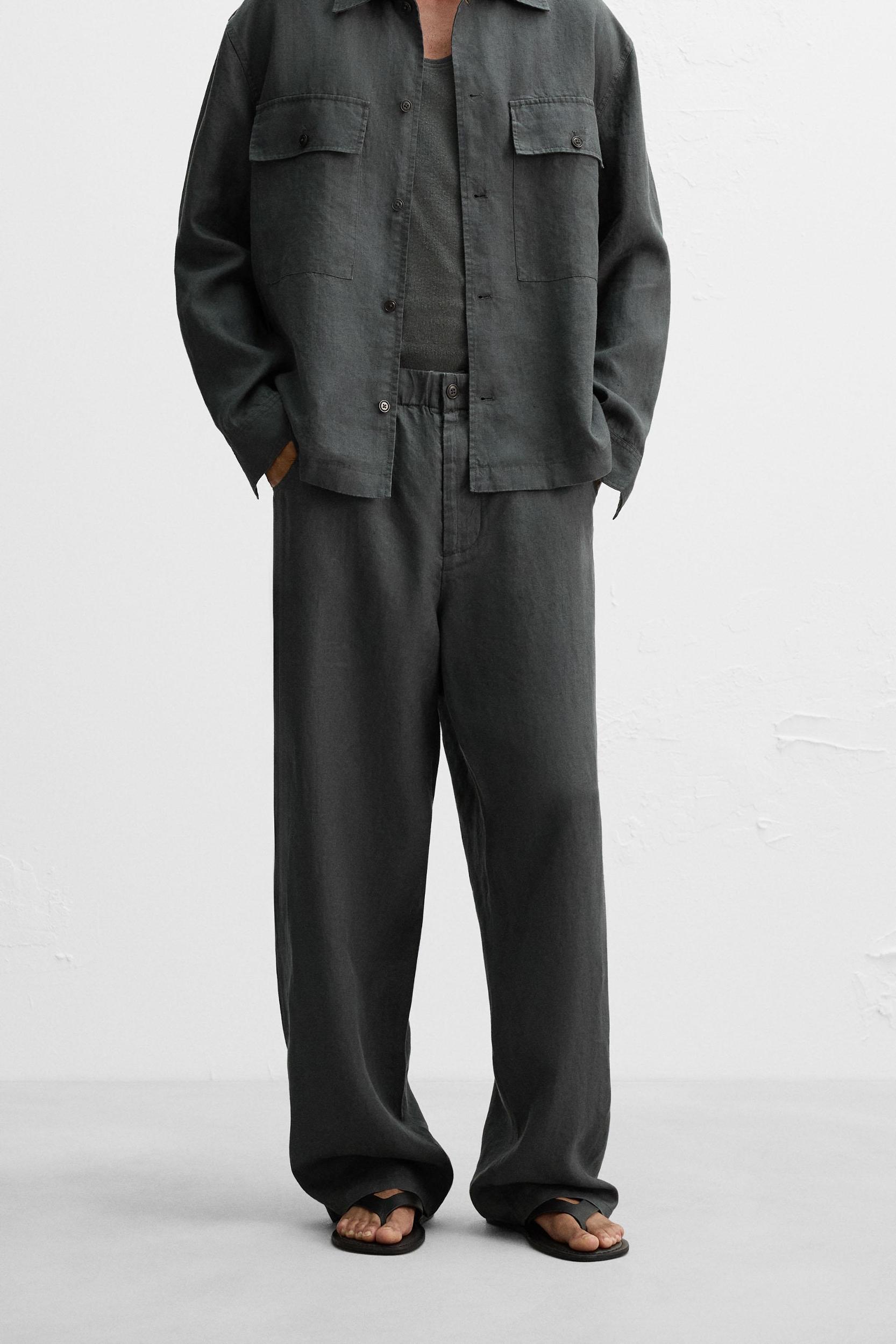 RELAXED FIT 100% HEMP PANTS Product Image