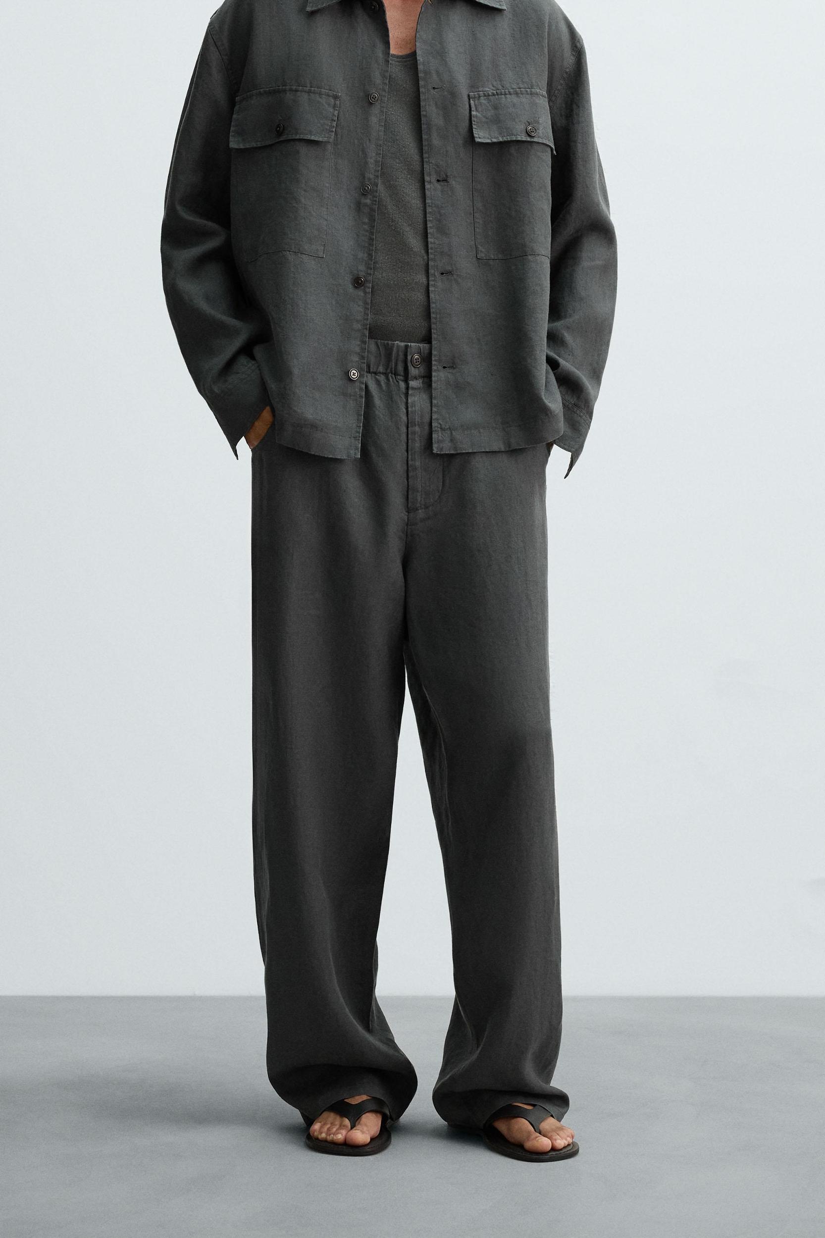 RELAXED FIT 100% HEMP PANTS Product Image