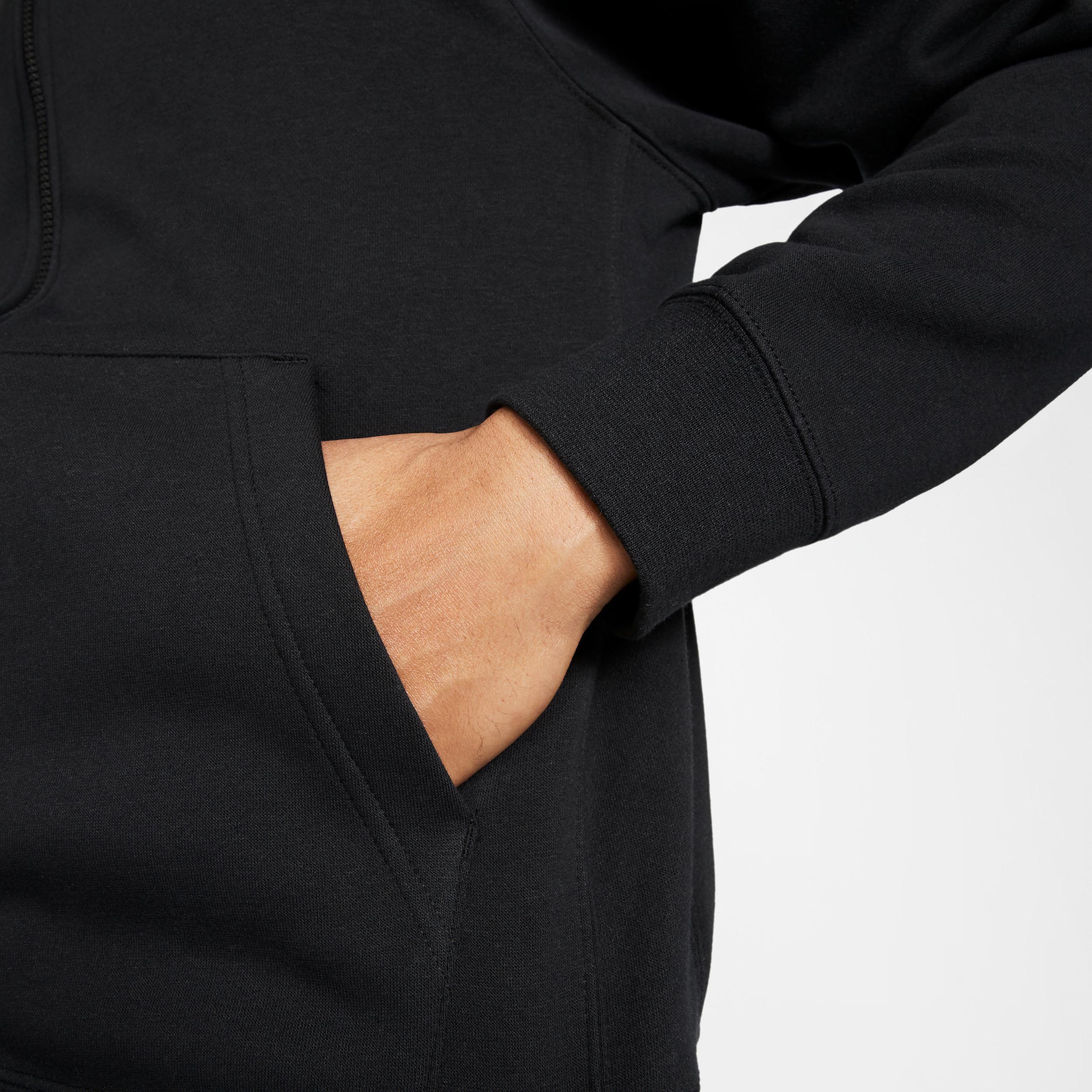 Mens Nike Sportswear Club Fleece Full-Zip Hoodie Grey Heather Product Image